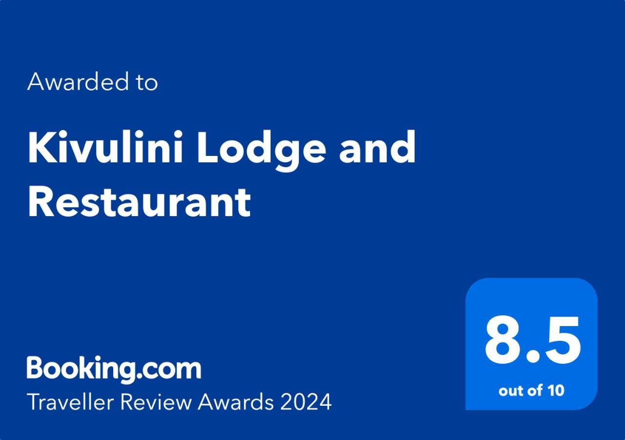 Kivulini Lodge And Restaurant Nungwi Bagian luar foto
